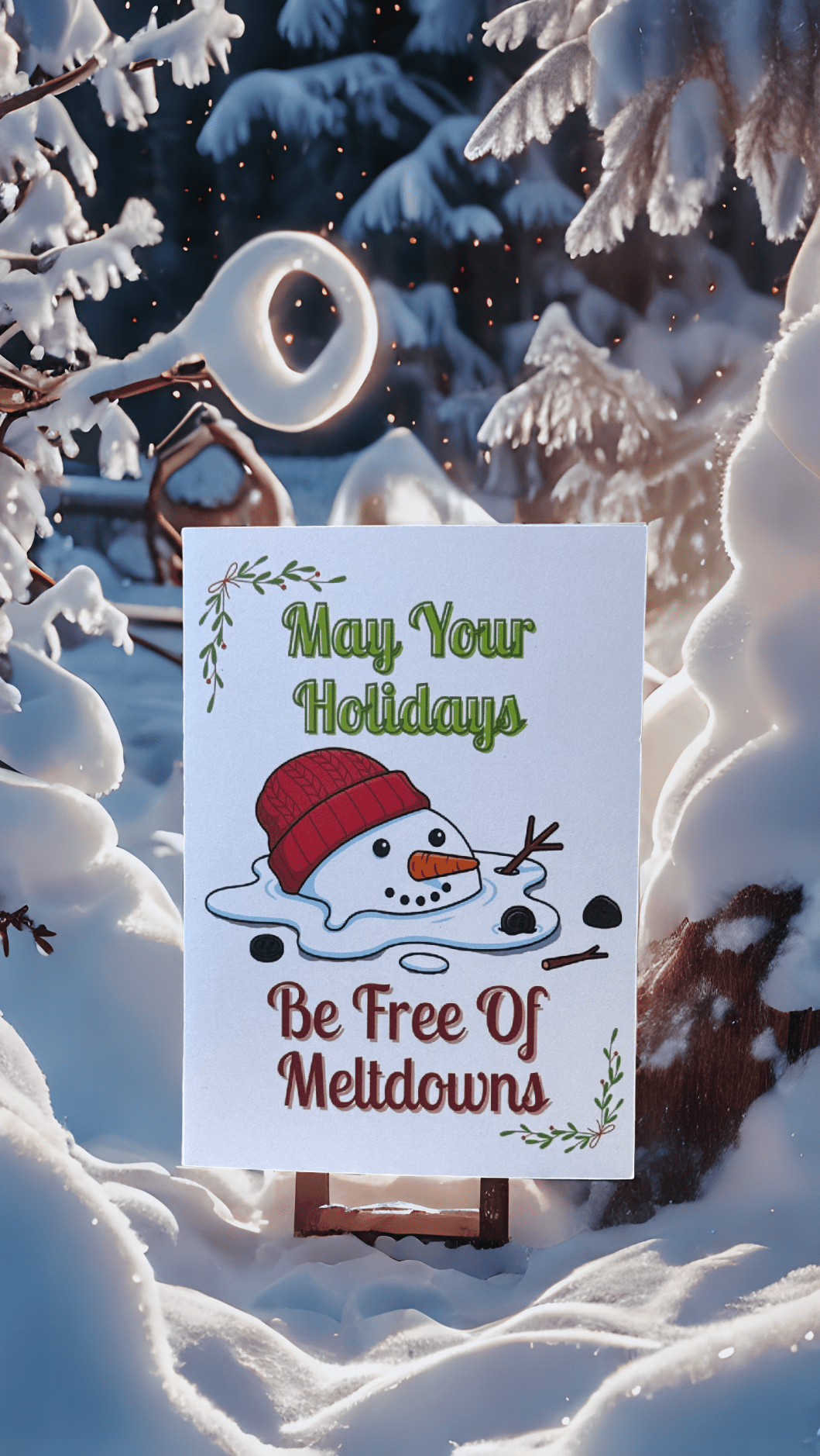 Meltdown Christmas Card