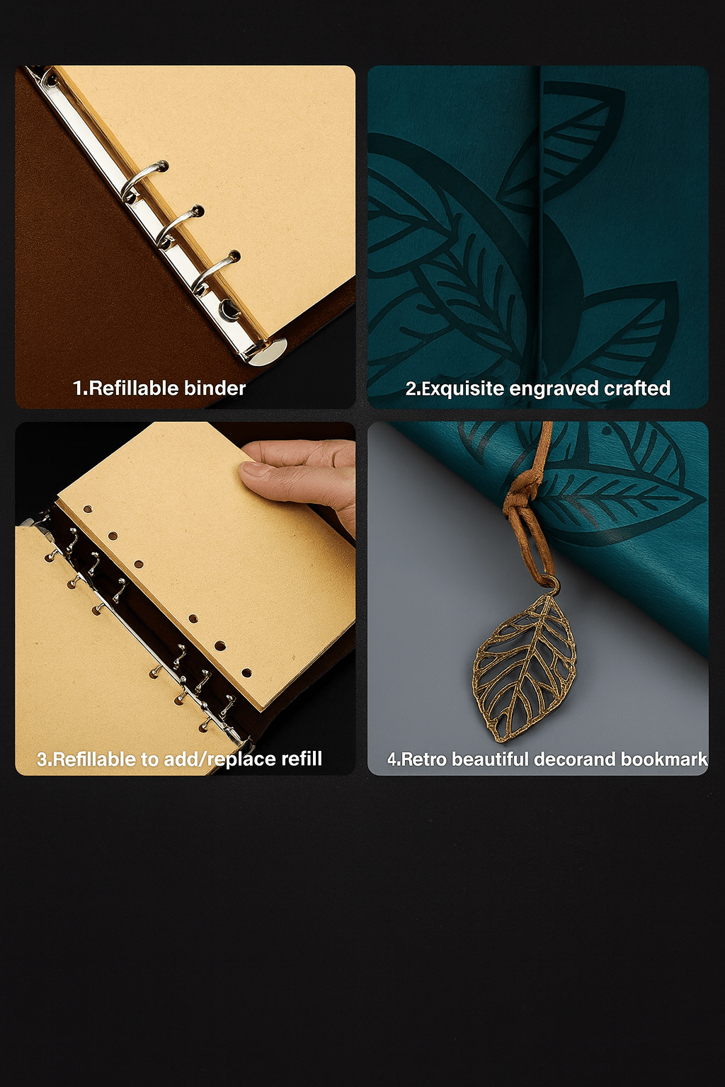 Leather Re-Fillable Journal