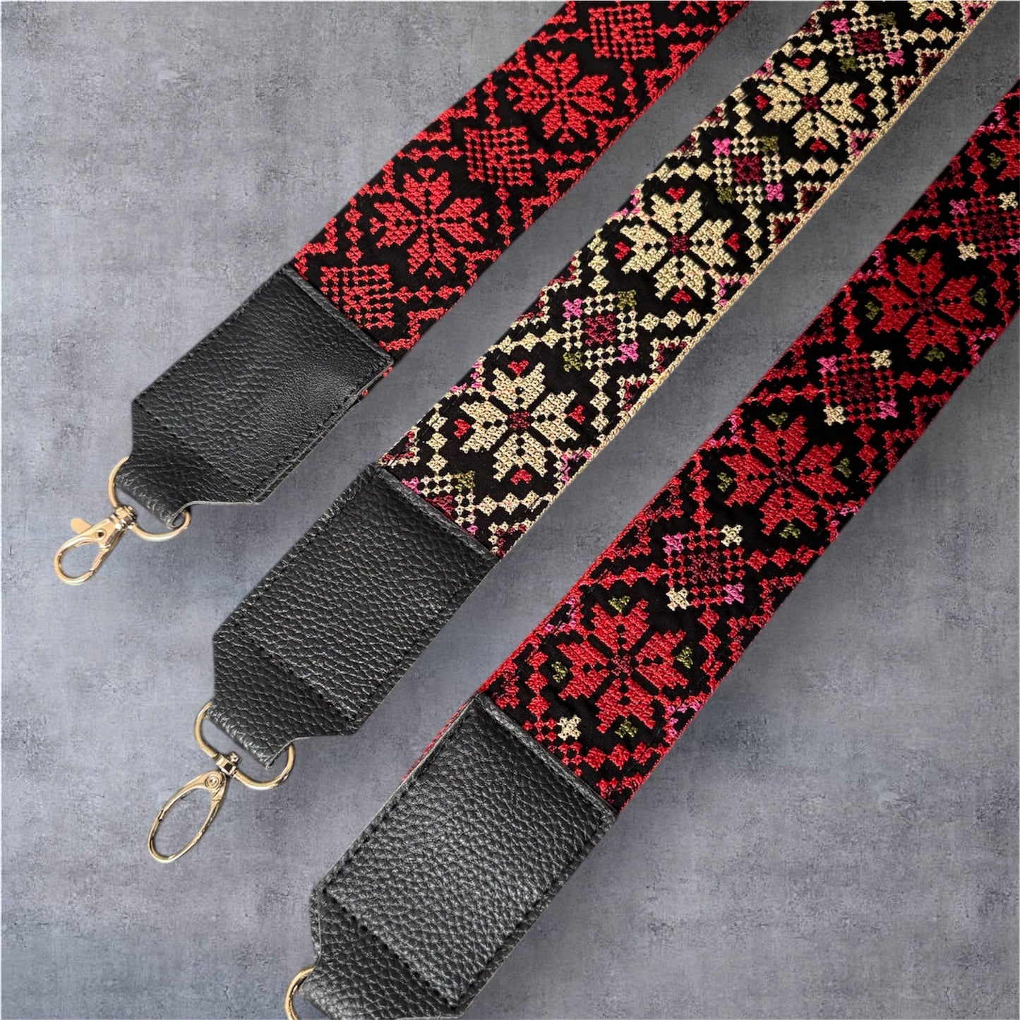 Tatreez Strap | Multipurpose Strap – Palestinian Embroidery Pattern