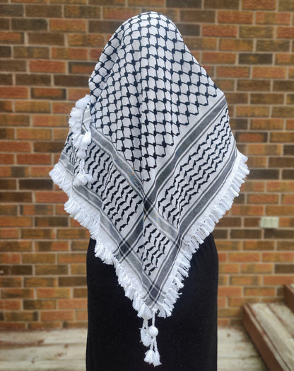 Royal Kufiya (Keffiyeh) | Handmade Tassels