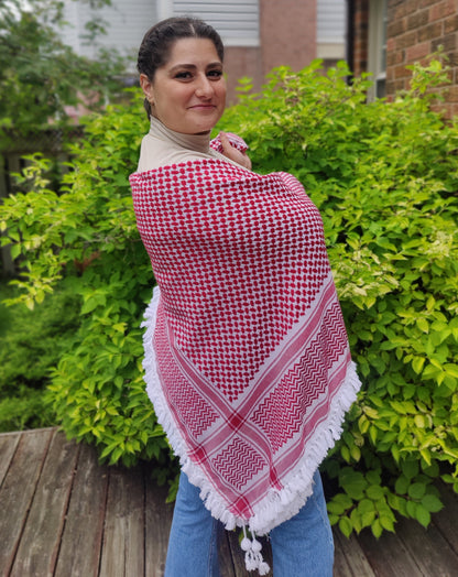 Royal Shemagh (Keffiyeh) | Handmade Tassels
