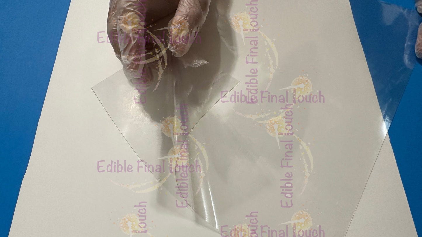 Clear Translucent Edible Sheets Canada - Transparent Icing Paper