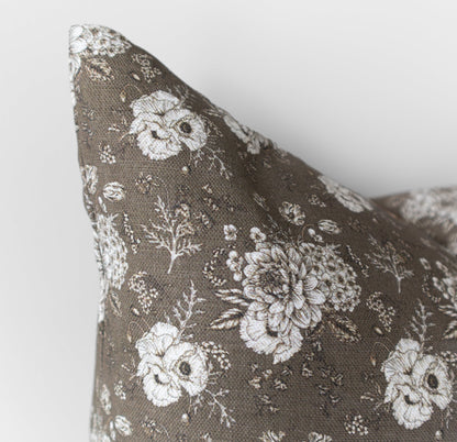 Elysia | Housse de Coussin Fleurie Vintage