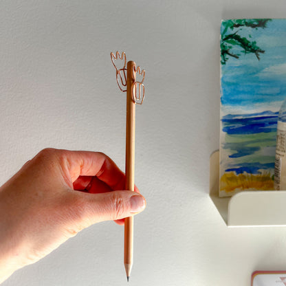 Magnetic pencil in cedar wood