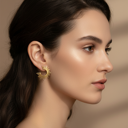 Autumn Gold Hoop