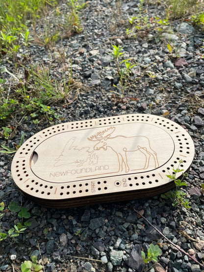Travel Cribbage Board for 2 Players