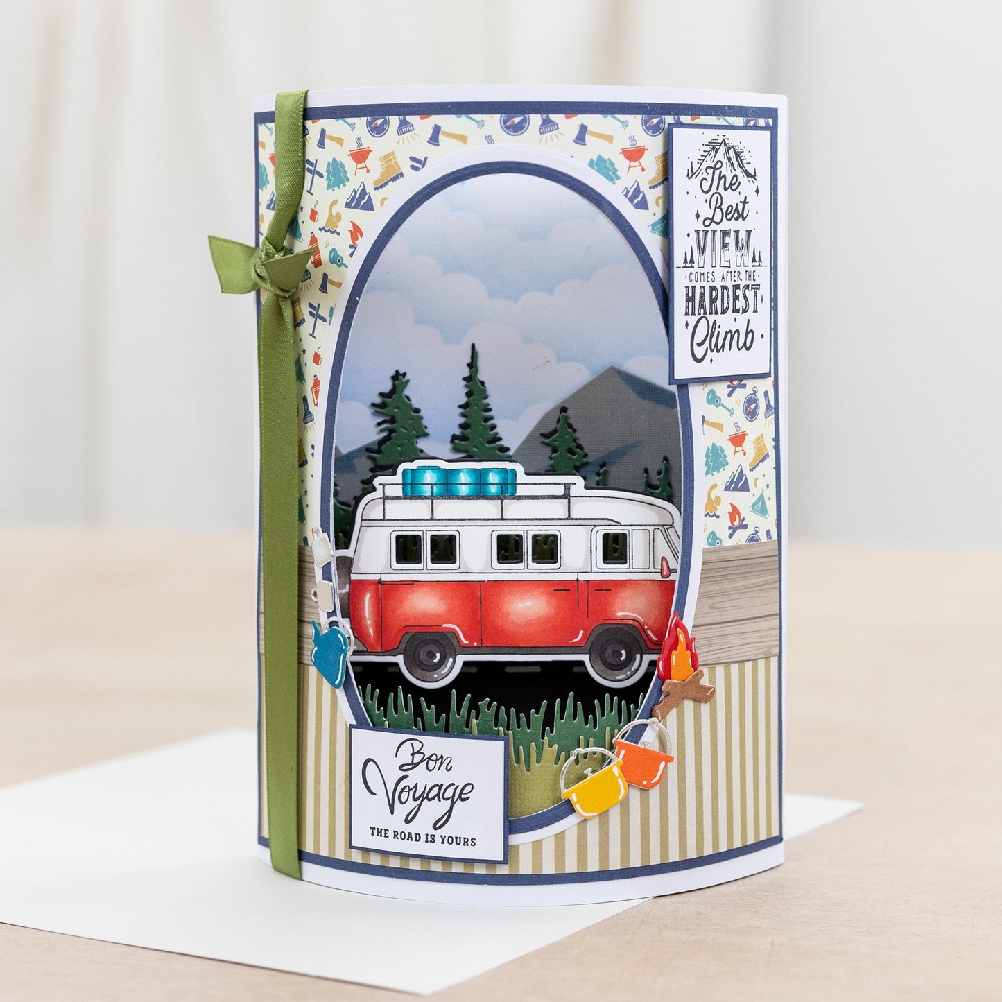 Crafters Companion The Great Outdoors Clear Acrylic Stamp Set - Find Yourself in Nature 
