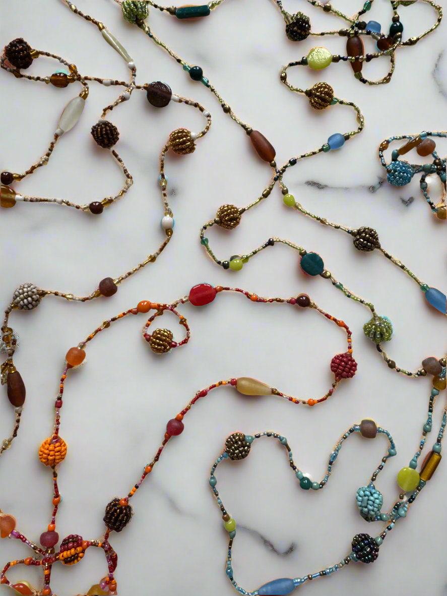 Small Beaded Ball Necklace
