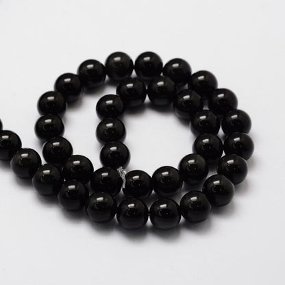 Obsidian Gemstone Bead