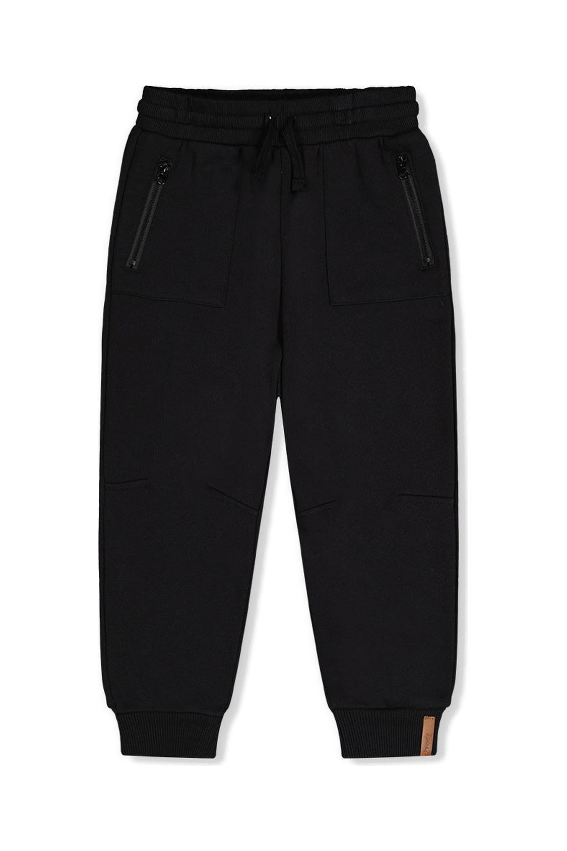 Fleece Sweatpants With Pockets Black