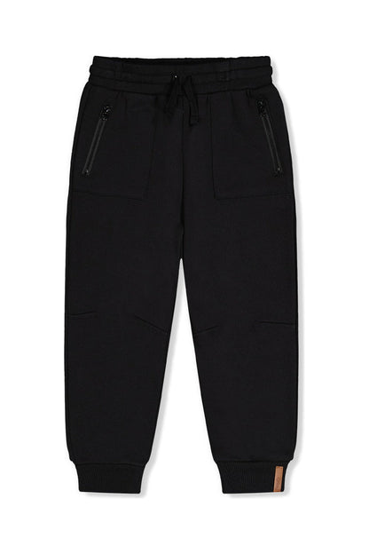 Fleece Sweatpants With Pockets Black