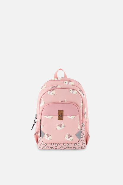 Little Kids Backpack Pink Leopard Print