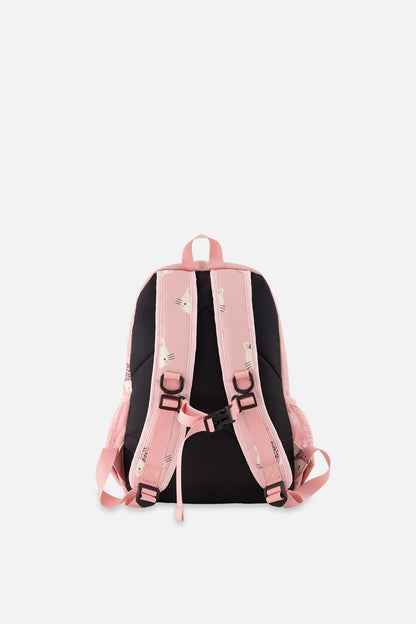 Little Kids Backpack Pink Leopard Print