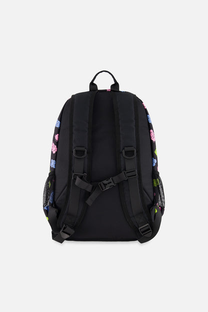 Kids Backpack Black Printed Gummy Bears