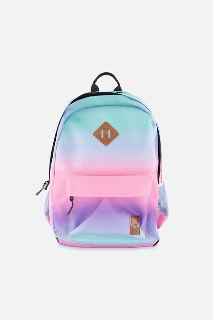 Kids Backpack Blue And Mauve Gradient