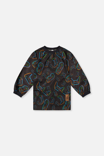 Apron Black Printed Controller