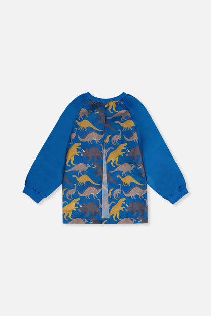 Apron Blue Dinosaur Print