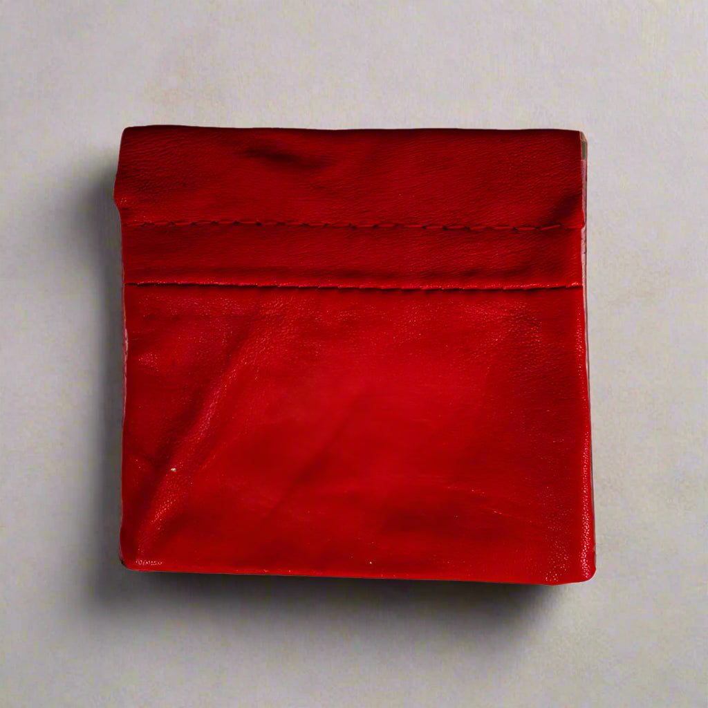 JBG International Snap Frame Leather Coin Purse