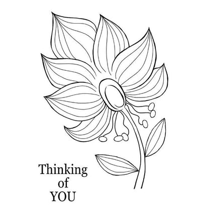 Woodware Clear Singles Bold Blooms - Tanya