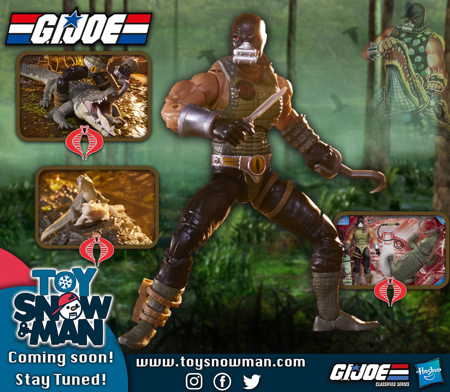 Figurine articulée G.I. Joe Classified Croc Master & Fiona 38