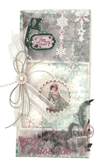JMA Cutting Die Winter Curtain Christmas Blush 1 Piece