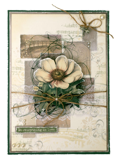 JMA Clear Stamp Hopeful Swirls Growing & Blooming 6 Pieces