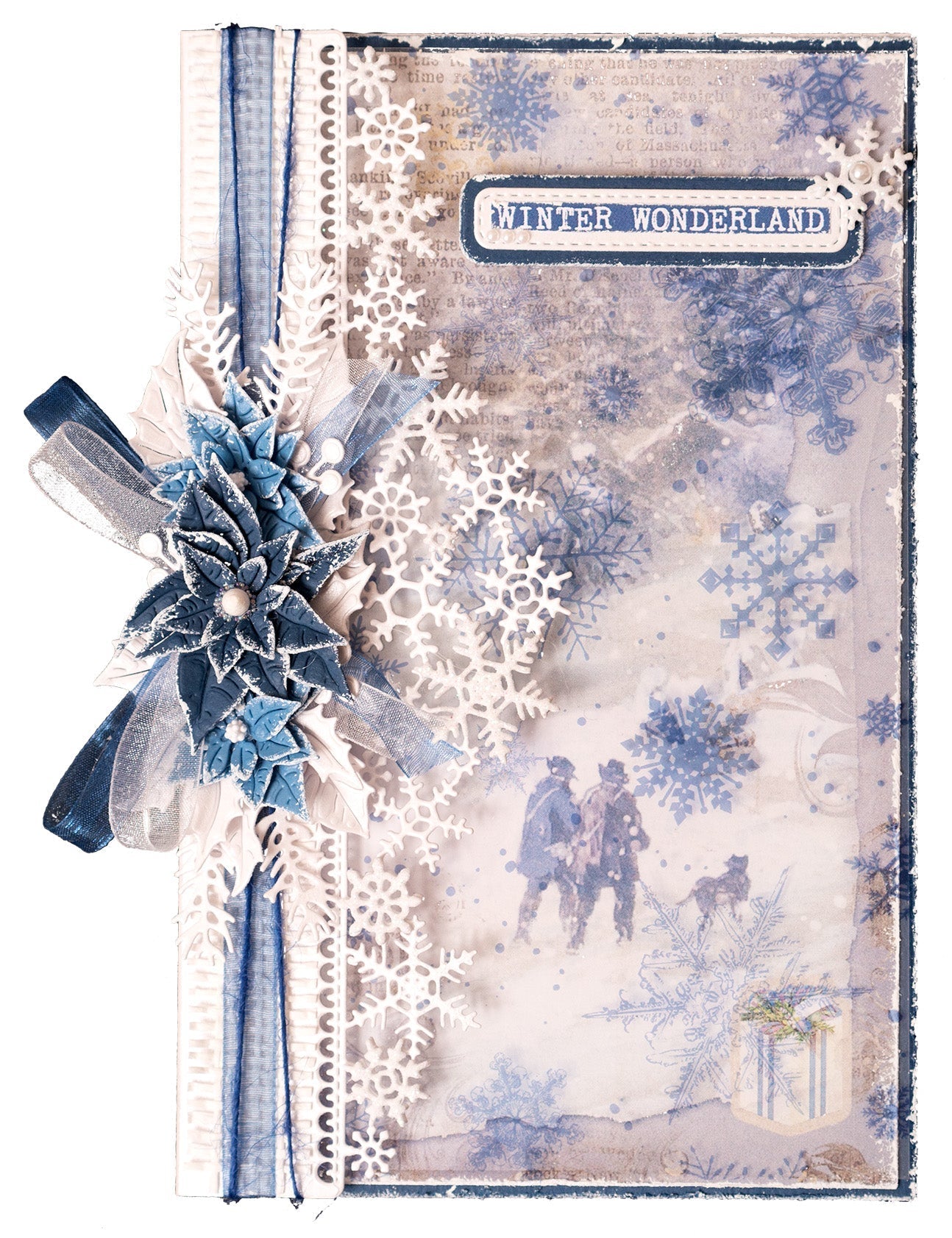 JMA Matrice de découpe Flocon & Poinsettia Noël Vintage 105x210x1mm 15 PC nr.719
