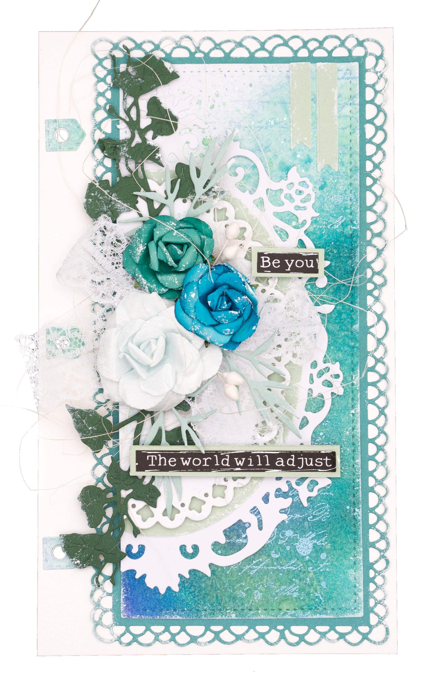 Fleurs en papier JMA Couleurs chaudes Essentiels 90x120x6mm 12 pièces n°04