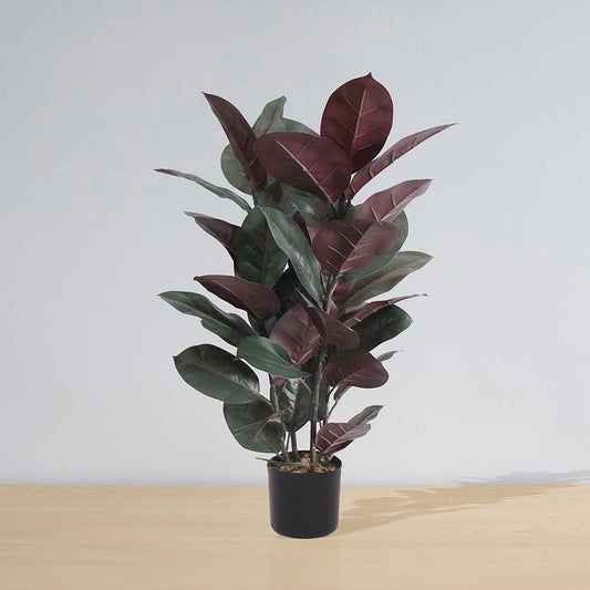 Salamina Plante artificielle en caoutchouc en pot 90 cm