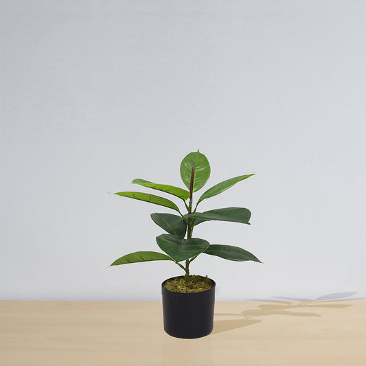 Plante en pot en caoutchouc artificiel Iza 43 cm