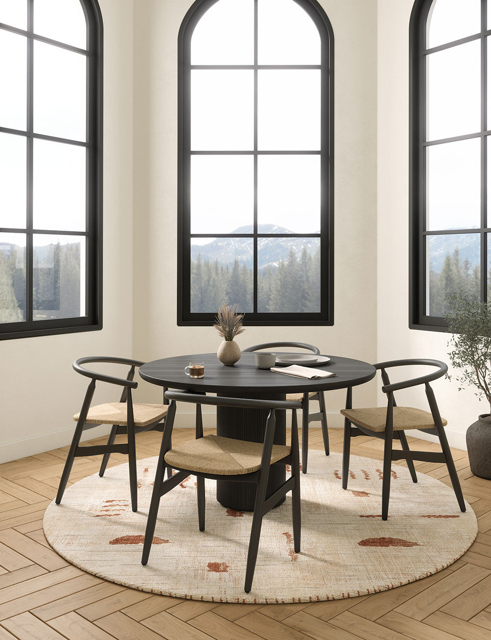 Jama Natural Red Rug