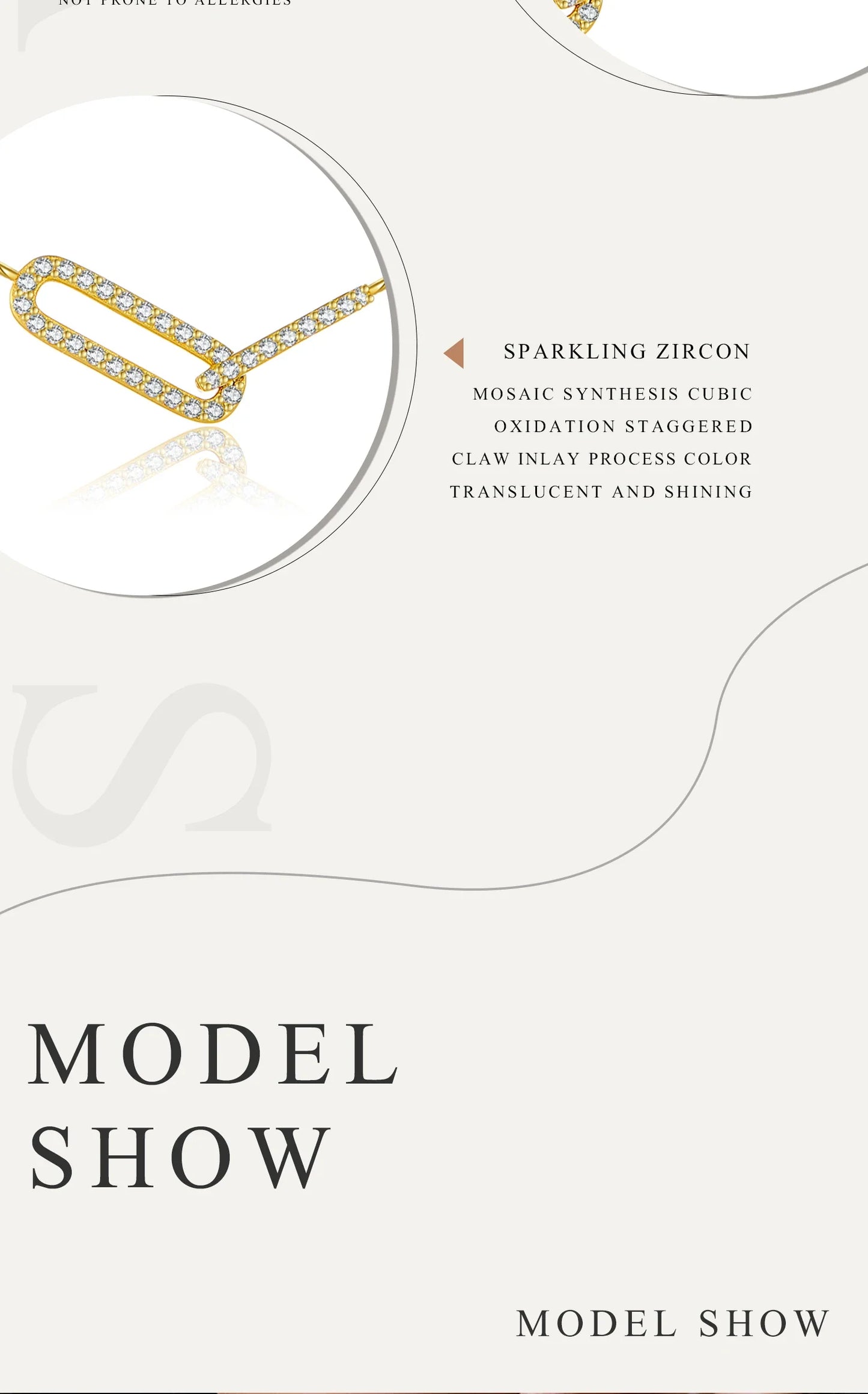 Modern Sterling Silver Link Necklace