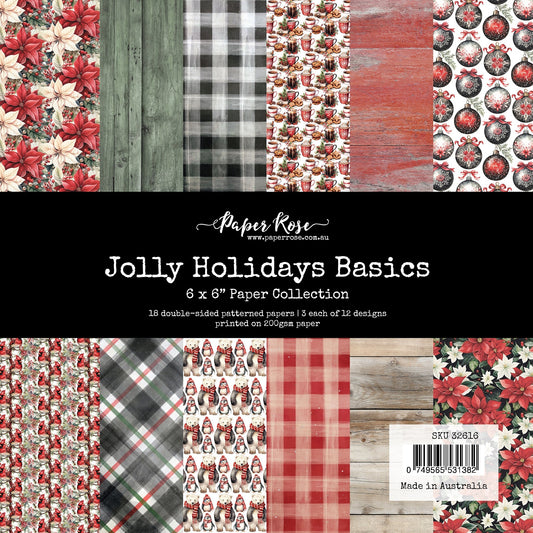 Collection de papier Jolly Holidays Basics 6x6 32616
