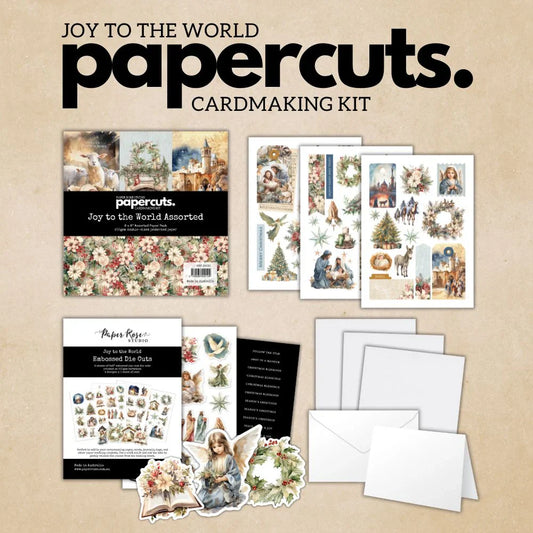 Joy to the World Papercuts Cardmaking Kit 35530