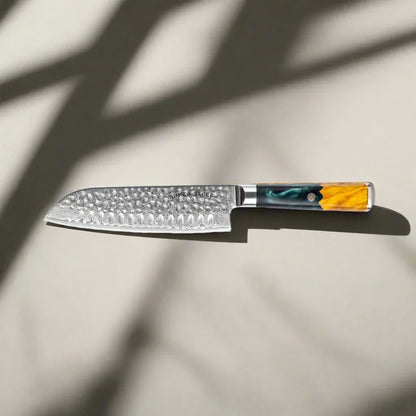 Kaze Katana 7″ Santoku Knife | Damascus Steel by Ginza Steel