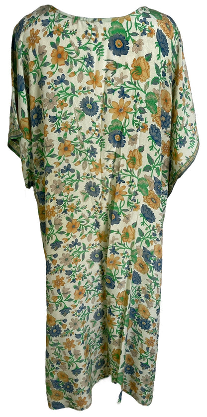 PRC6778 Avatar Pure Silk Maxi Kaftan