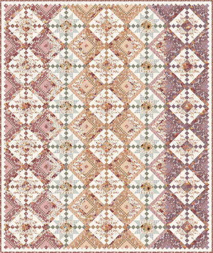 Riley Blake - Evening on the Prairie Laura's Log Cabin - Quilt Kit
