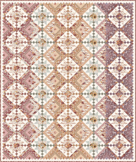 Riley Blake - Evening on the Prairie Laura's Log Cabin - Quilt Kit