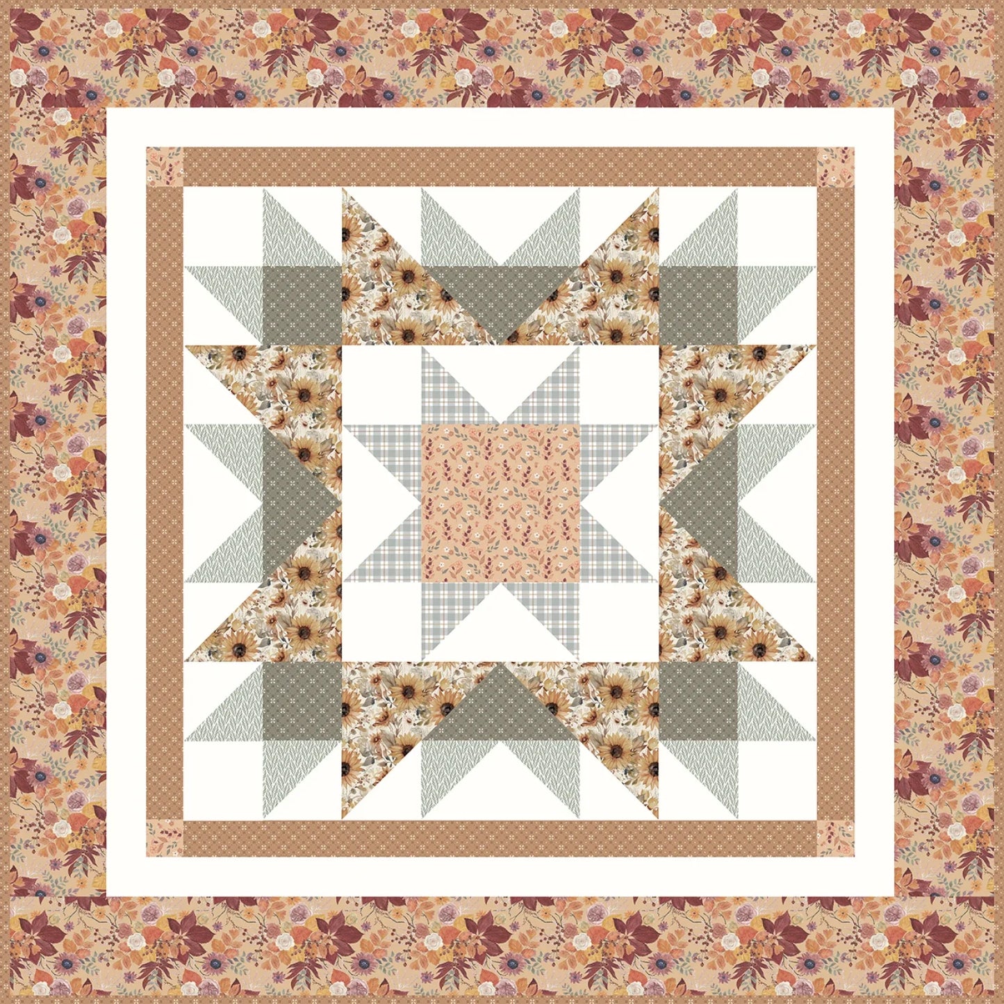Riley Blake - Evening on the Prairie Evening Star Table Topper Kit