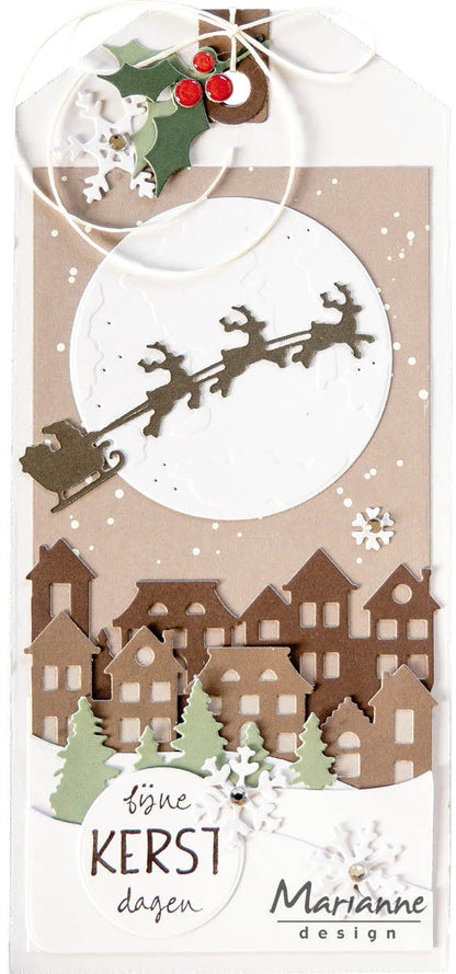 Matrice de découpe Marianne Design Craftables - Silhouette - Village
