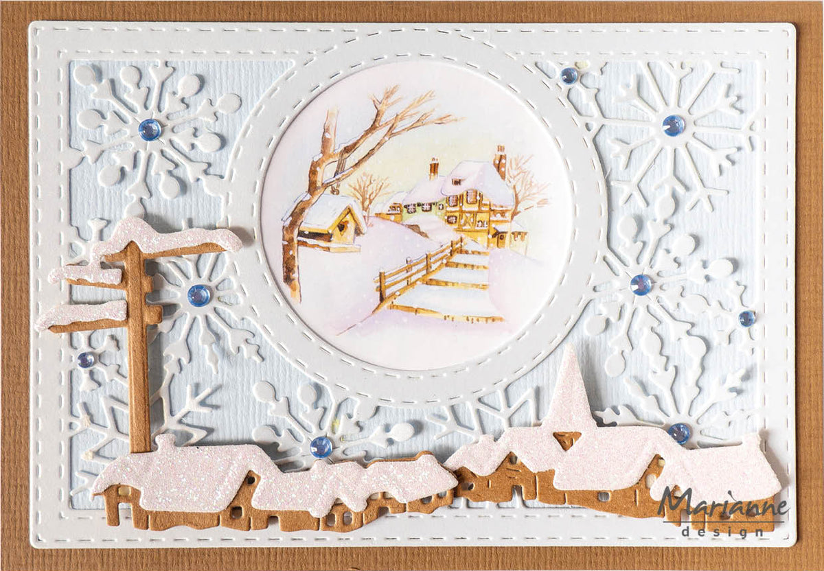 Marianne Design Feuille de découpe A4 - Tiny's Mini's Hiver