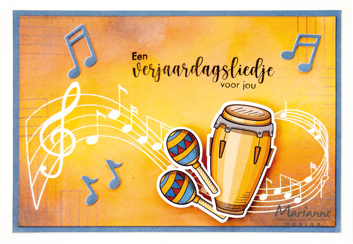 Marianne Design Craftables Die - Punch Die XL - Music