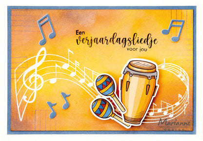Marianne Design A6 Die Cuts - Making Music