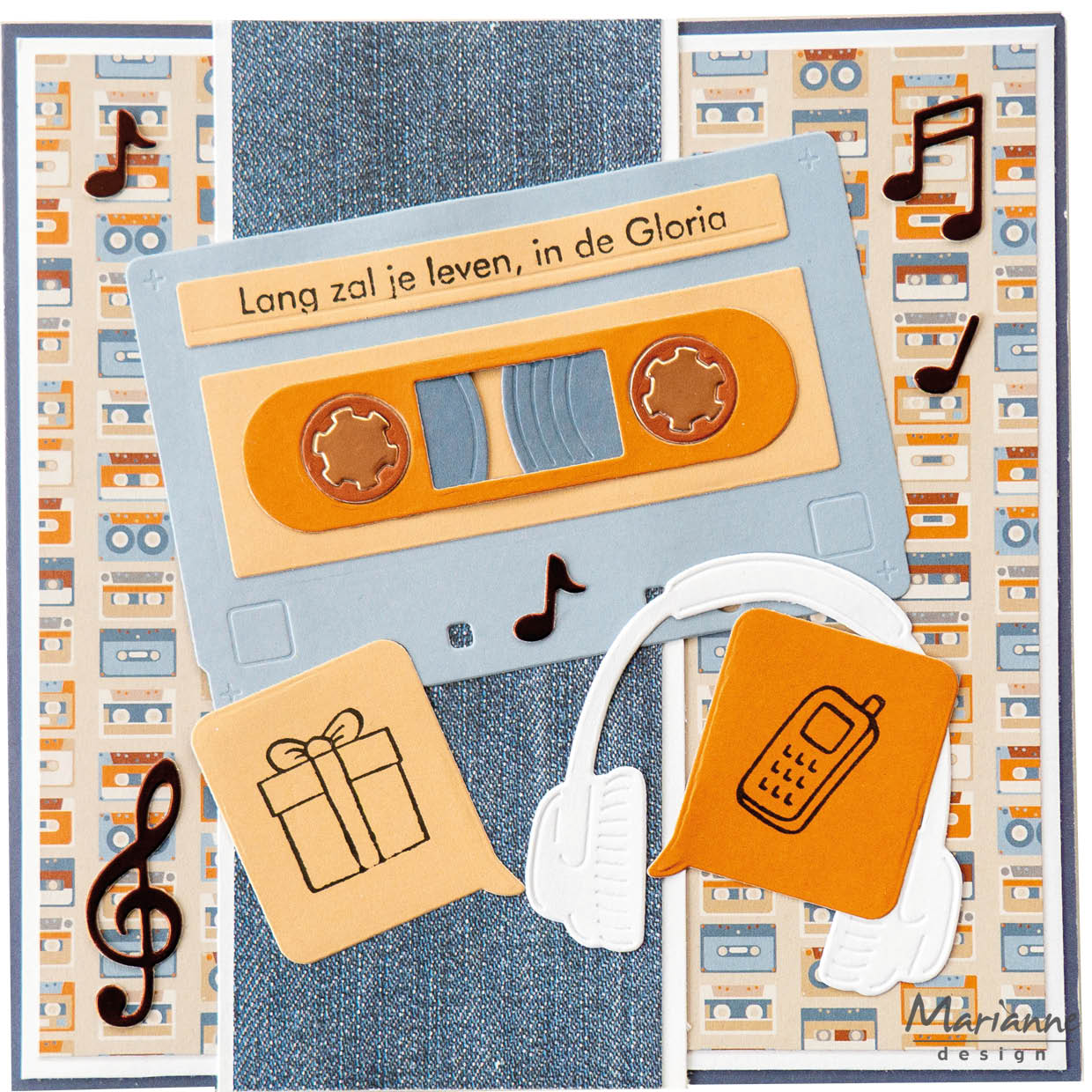 Marianne Design Cardstock 6x12 - Salut le beau !