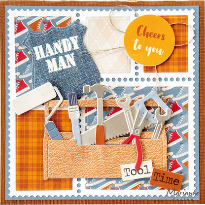 Marianne Design Cardstock 6x12 - Salut le beau !