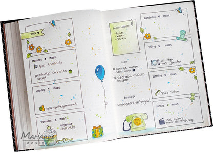 Marjoleine's Bujo - Tracker Symbols Clear Stamps