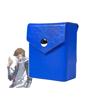 Boîte de rangement Kaiba Bleue + Passant de ceinture - Coque Rigide - Similicuir