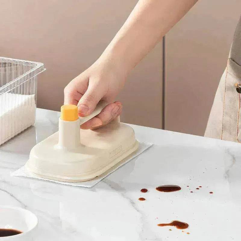 Kitchen Bath Toilet Clean Brush Glass Wall Bath Handle Rag Ceramic Window Slot Clean Brush Kitchen Gadgets