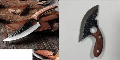 Kitchen Meat chopping Knife Barbeque Knife with Bottle opener