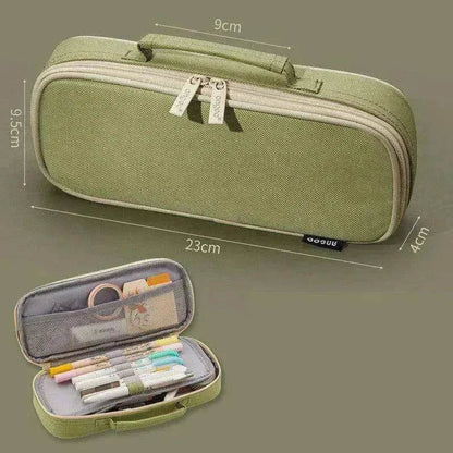 Korean Style Canvas Pencil Case for School